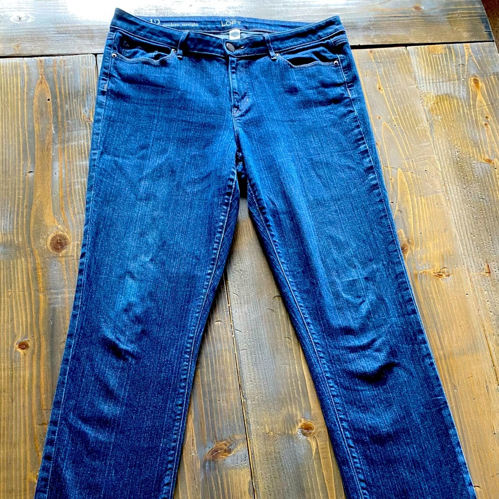 Ann Taylor Loft Modern Straight size 12 jeans